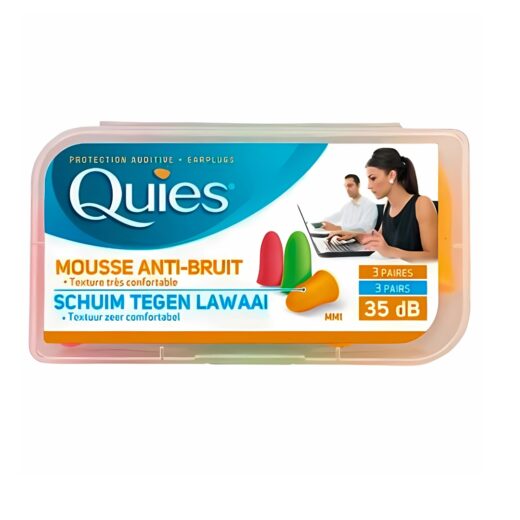 quies protection auditive mousse confort 3 paires 1 | urban drug store