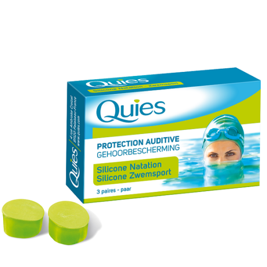 quies boule quies en silicone protection auditive natation | urban drug store