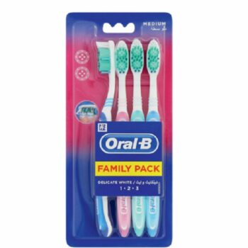 Oral-B Bad Delicate White family Medium pack