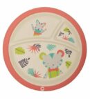 Bebe Confort - Assiette en Bambou avec compartiments - Jungle Vibes (18M +)