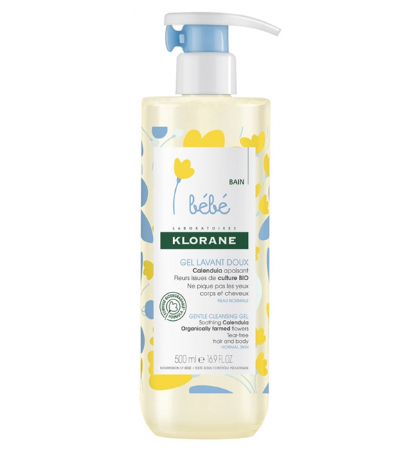 Klorane Gel Lavant Doux Au Calendula Apaisant B b Corps Et 