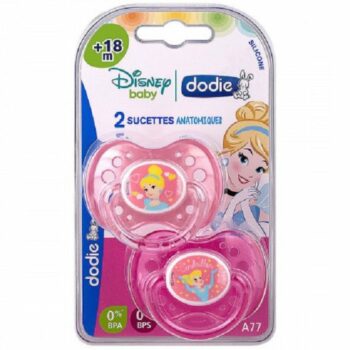 Dodie 2 Sucettes Anatomique A77 +18m Duo Cendrillon