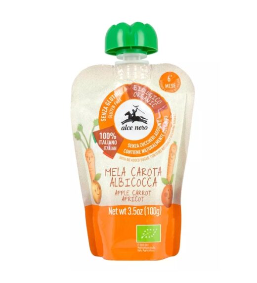 ALCE BABY PUREE DE POMME CAROTTE ET ABRICOT 100G | Urban Drug store