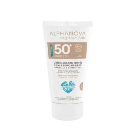 Alphanova sun creme solaire teinte claire spf50 50g | Urban Drug store