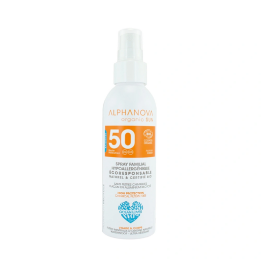 Alphanova sun spray solaire familial hypo spf50 150g | Urban Drug store