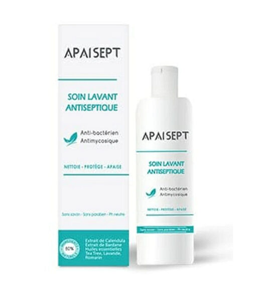Apaisept Soin Lavant Antiseptique 200ml beautymall parapharmacie casablanca | Urban Drug store