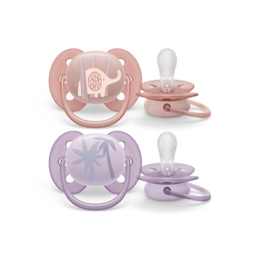 Avent 2 Suc Ultra soft 0 6m Girl Scf09109 | Urban Drug store