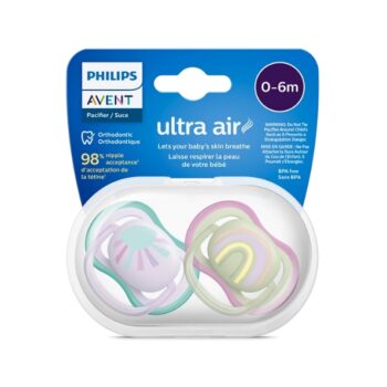 Avent Sucette Ultra Air 0-6m Girl Scf085/59