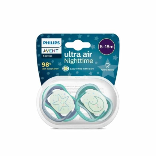 Avent Suc Ultra Air Night Time 6 18m Scf37613 Boy | Urban Drug store