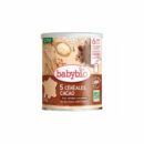 BABYBIO 5 CEREALES CACAO 220G