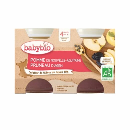 BABYBIO PETIT POT POMME PRUNEAU 2130G | Urban Drug store
