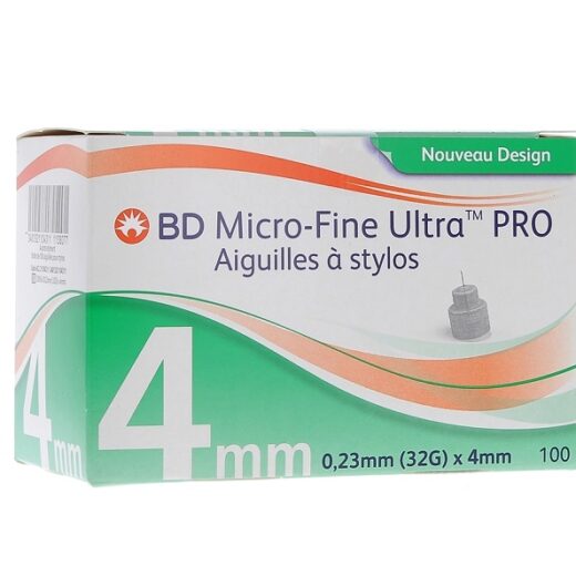 BD Micro fine ultra Pro aiguilles a stylos 100 pieces de 1 | Urban Drug store