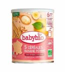 Babybio 5 Cereales Banane Pomme 220g