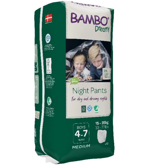 Bambo Dreamy Pants Night Boys 4 7 years 15 35kg 10un 1 | Urban Drug store