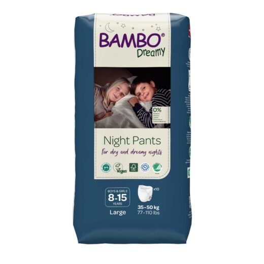 Bambo Dreamy Pants Night Boysgirl 8 15 years 35 50kg10un | Urban Drug store