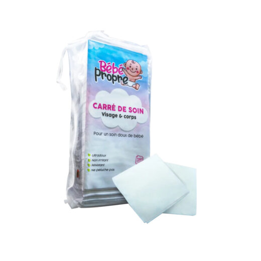 Bebe propre carre de soin 100pcs | Urban Drug store