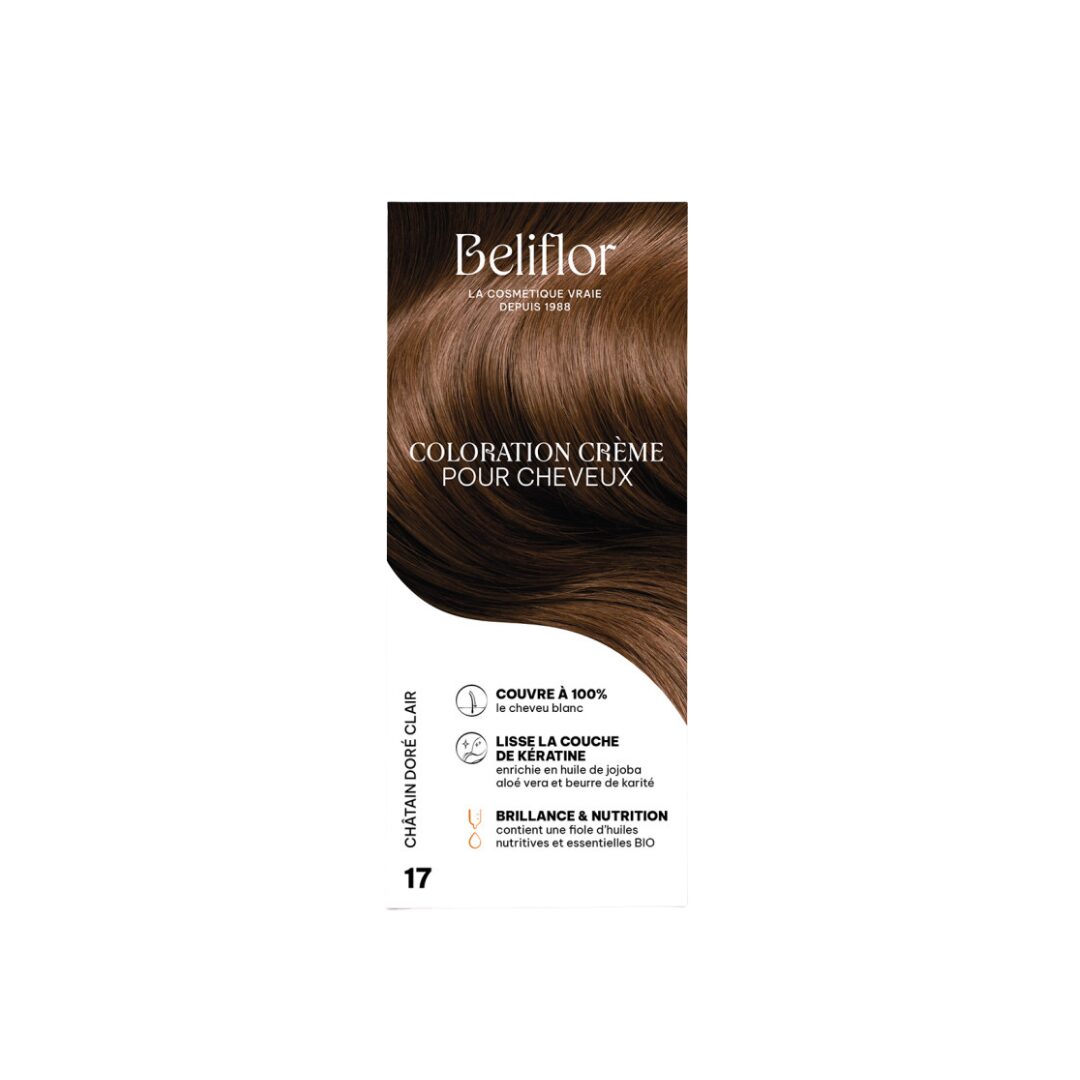Beliflor Coloration N°17 Chatain Dore Clair | Urban Drug store