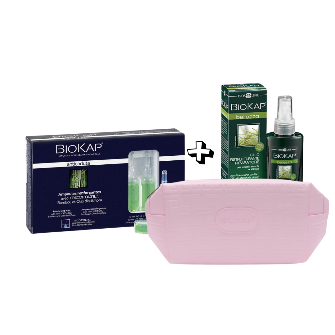 Biokap duo Trousse " Ampoules 12*7ml+Huile Restruturante 125ml" 1 Biokap duo Trousse " Ampoules 12*7ml+Huile Restruturante 125ml"