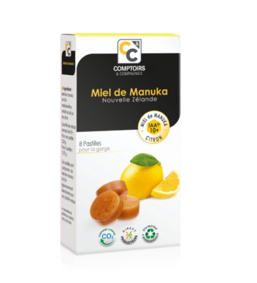 COMPTOIRS ET COMPAGNIES PASTILLE MANUKA CITRON 22G | Urban Drug store