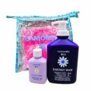 Camomilla Blu Energy Man 300ml+Gel Intime Echantillon+Serviette Trousse