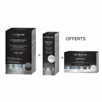 Capiderma Lotion 150ml + Shampoing 75ml + Capiphan 20 Capsule Pack