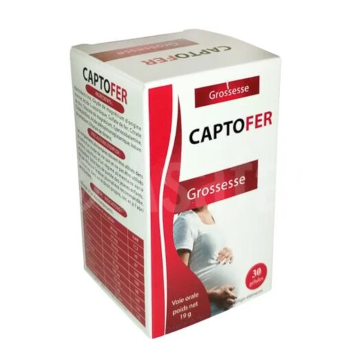 Captofer grossesse 30 gelules | Urban Drug store
