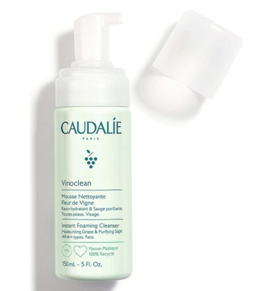 Caudalie Maroc demaquillants nettoyants vinoclean 307 mousse nettoyante fleur de vigne 150ml | Urban Drug store