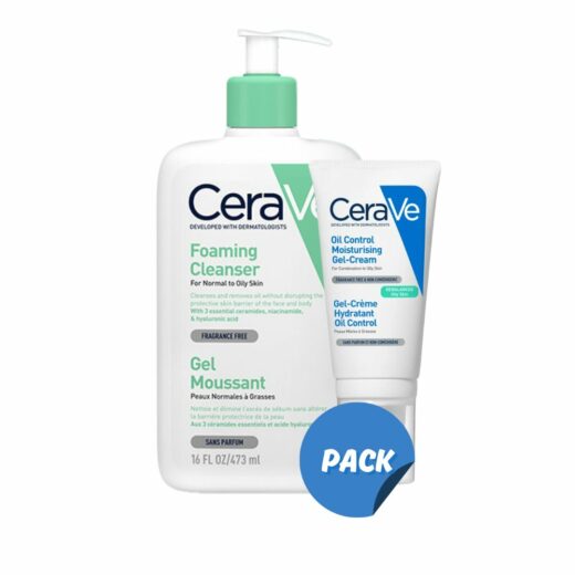 Cerave Gel Moussant Peaux Mixte a Grasse 473mlGel Creme Hydratant Oil Control 52ml Pack | Urban Drug store