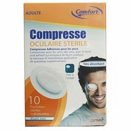 Comfort compresse oculaire Adulte 10pieces | Urban Drug store
