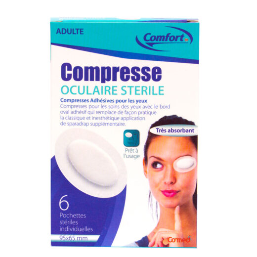 Comfort compresse oculaire Adulte 6pcs | Urban Drug store