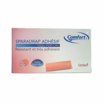 Comfort Sparadrap Adhesif Rouge zone mobile 5m X 10cm