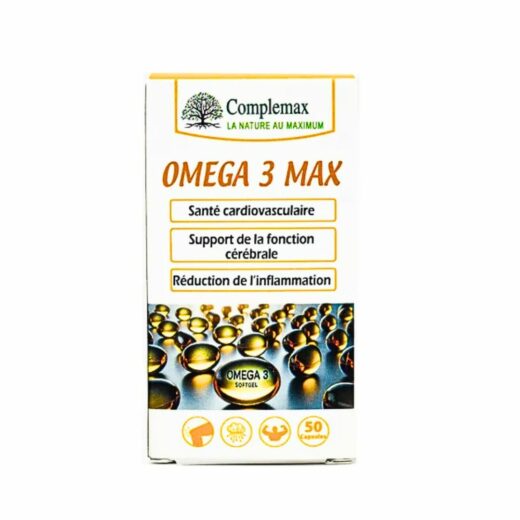 Complemax omega3 max 50 gelules | Urban Drug store