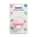 Juniors sucette en silicone  jub  2émé age +clips