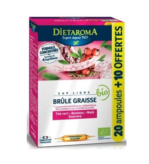 Dietaroma Brule Graisse 30 Ampoules10ml | Urban Drug store