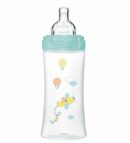 Dodie Biberon senstation+ Tétine plate 330ml +6m Air