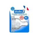 Dodie - Tétines Initiation+ col large (0-6 M) 3 vitesses Débit 1 (X2)