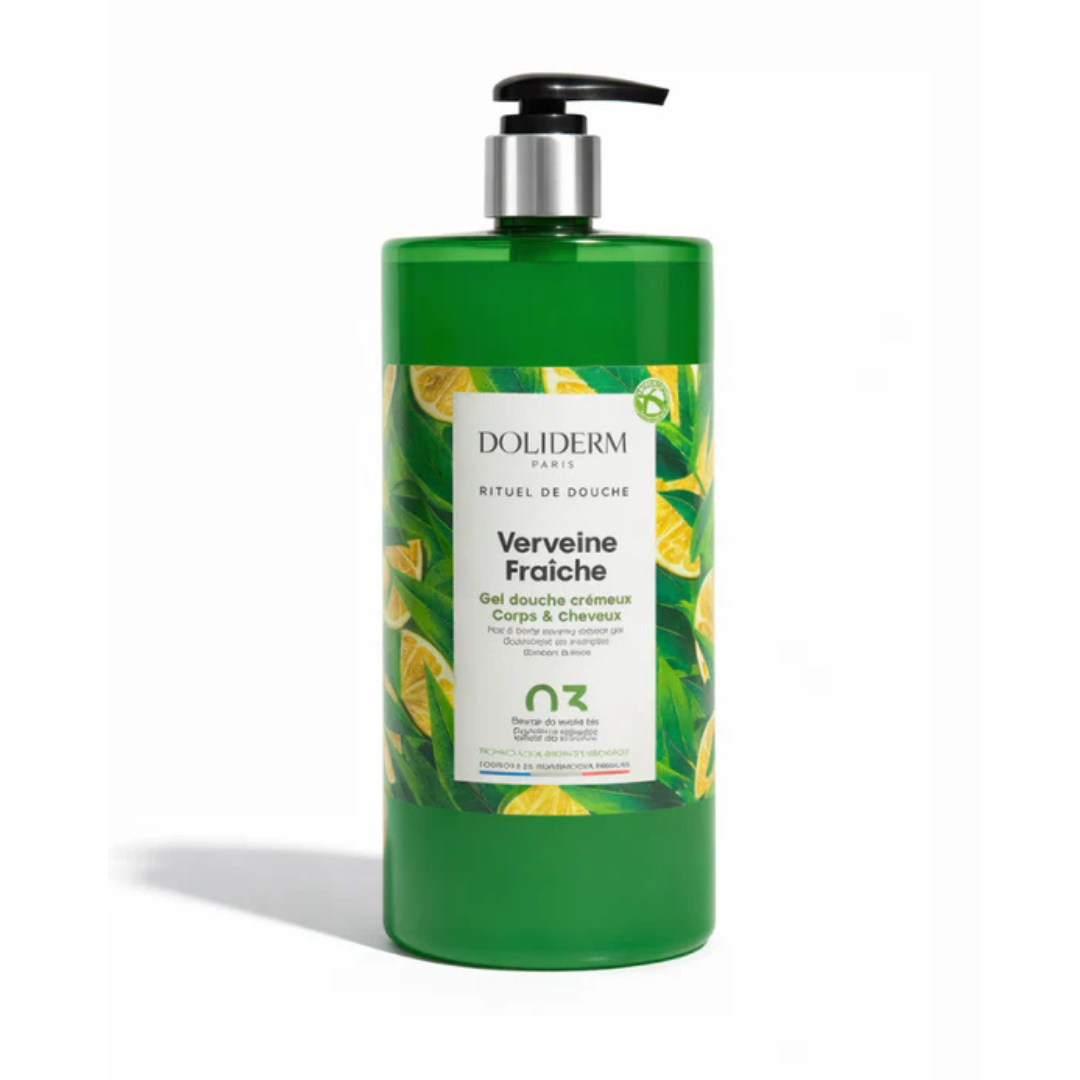 Doliderm Gel Douche 03 Verveine Fraiche 1L 1 Doliderm Gel Douche 03 Verveine Fraiche 1L