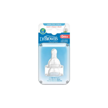 Dr Brown's 2 Tetines Col Etroit L1 +0m 302-INTL