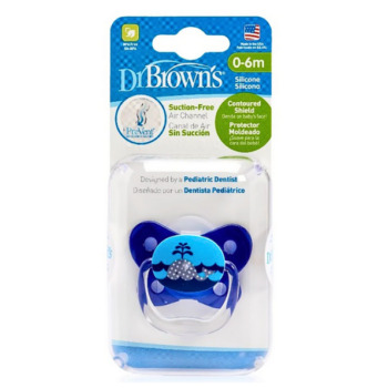 Dr Brown's Sucette Betterfly Shield Bleu 0-6m -Ess