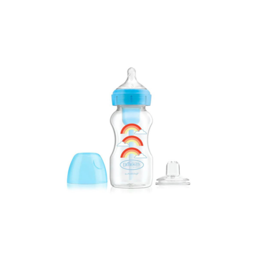 Dr browns Bib col large bleu rainbows 270ml WB91605 | Urban Drug store