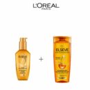 Elseve Huile Extraodinaire Cheveux tres Secs  shampooing 200ml+Serum 100ml