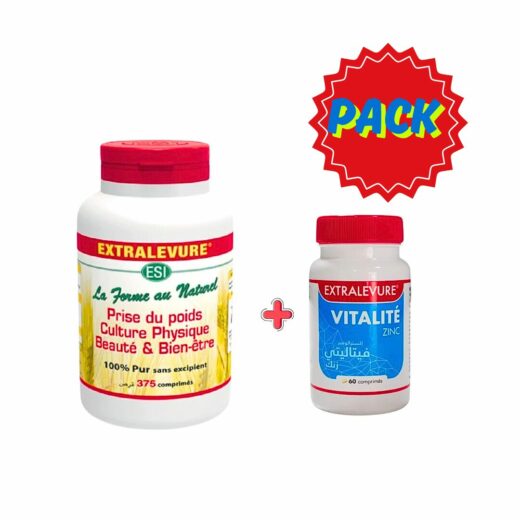 Extralevure 375 cpsVitalite Zinc 60cpc Pack | Urban Drug store