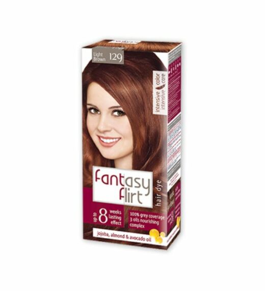 Fantasy Flirt hair dye color n° 129 brun clair 108ml | Urban Drug store
