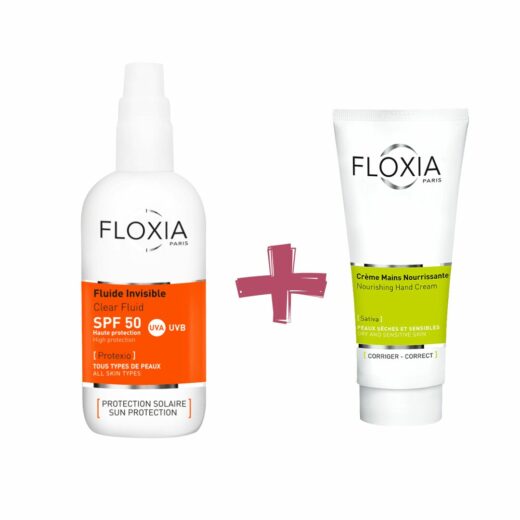 Floxia duo pack Ecran fluide invisible 100mlCr mains Nourissant | Urban Drug store