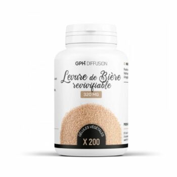 GPH Diffusion Levure de Biere Revivifiable 200 Gelules