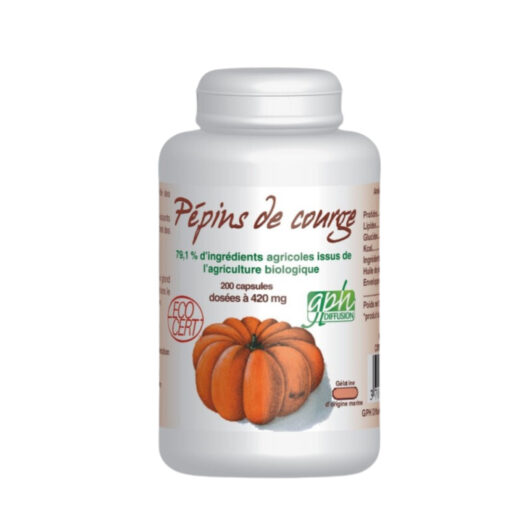 GPH Pepins de courge 200 capsules | Urban Drug store