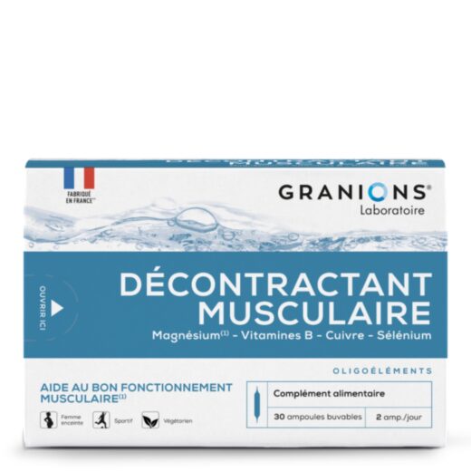 GRANIONS Decontractant Musculaire B30 Ampoules | Urban Drug store