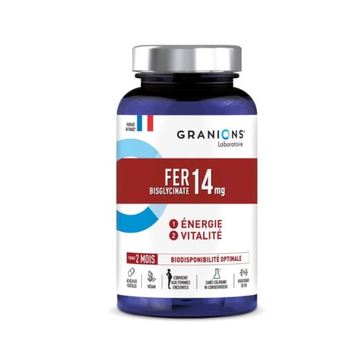 GRANIONS Fer Bisglycinate 14mg B60 Gelules | Urban Drug store