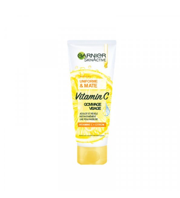 Garnier SkinActive Crème gommante fast bright à la vitamine C 50ml 1 Garnier SkinActive Crème gommante fast bright à la vitamine C 50ml