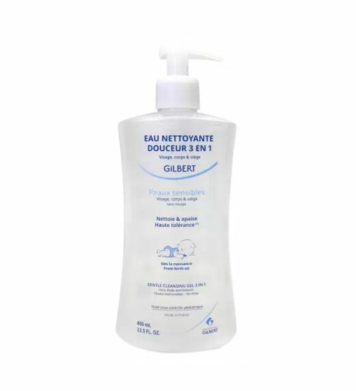 Gilbert eau Nettoyant douceur 3en1 bb 400ml | Urban Drug store